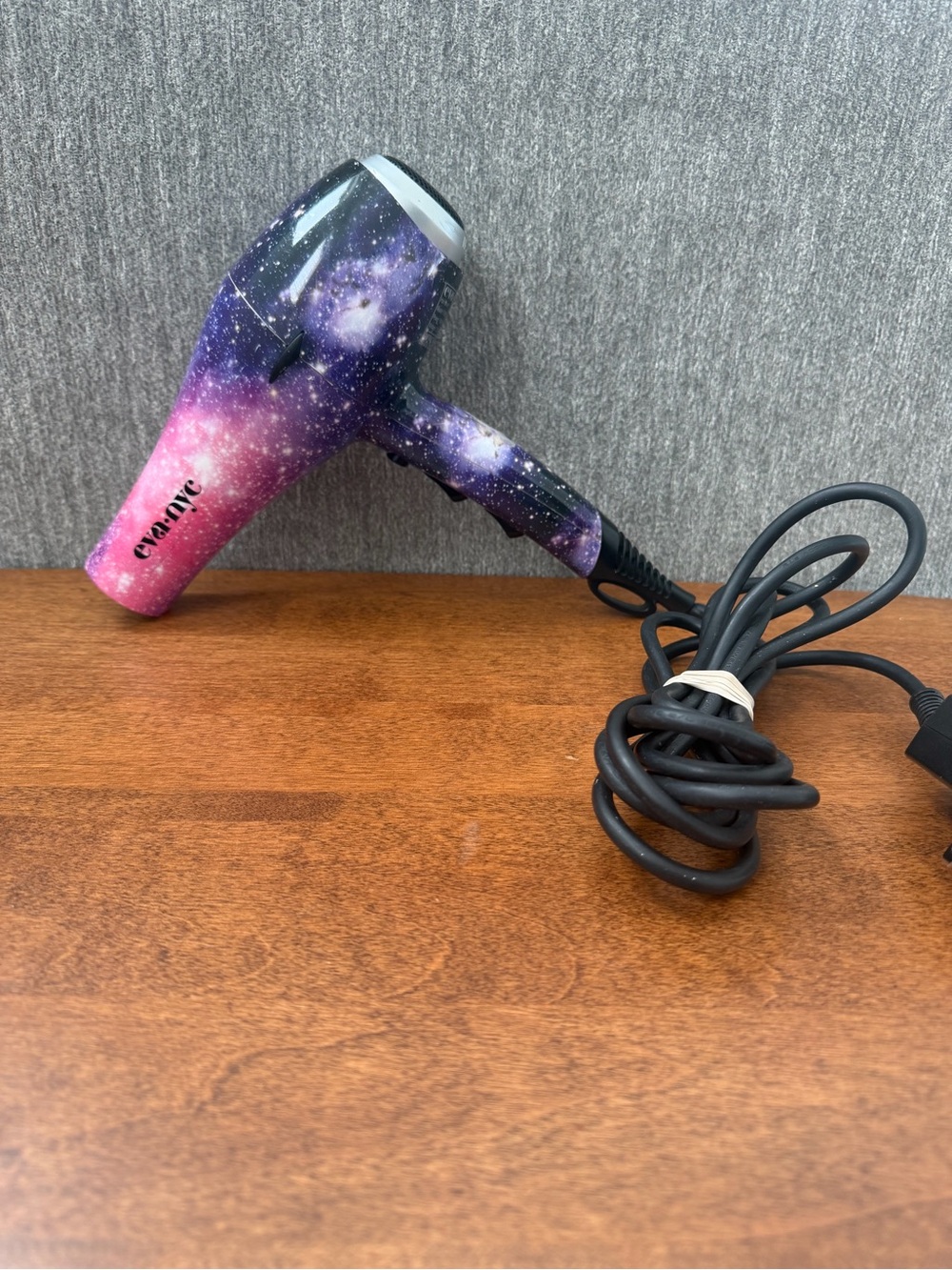 Eva NYC Almighty Pro-Lite dryer featuring a celestial galaxy print
